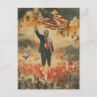 Trump American Destroyer Postcard