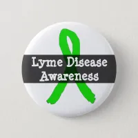 Lyme Disease Awareness Ribbon Button