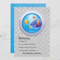 Nautical Kids Birthday Invitation