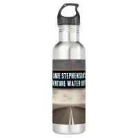 Personalized name adventure walking cycling stainless steel water bottle