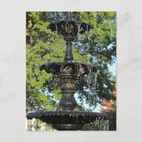 A Fountain in Pella Iowa Postcard