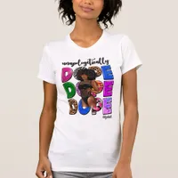 Stylish Black Diva Embracing Bold Confidence T-Shirt