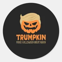 Trumpkin Make Halloween Great Again Jack O Lantern Classic Round Sticker