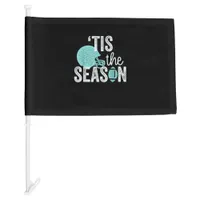 Tis The Season Football Family I Heart Football Se Car Flag
