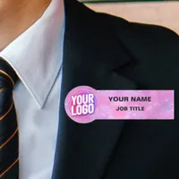 Durable Custom Logo Name Tags with Safety Pin