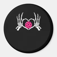 Skeleton Hands Heart Sign Funny Pickle Valentine's Magnet