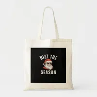Rizz The Season Funny Santa Merry Rizzmas Rizzler  Tote Bag