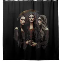 Triple Moon Goddess Shower Curtain