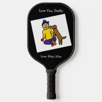 Add Your Child's Artwork to this  Pickleball Paddle