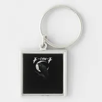 Funny Crow Retro Classic Style Keychain