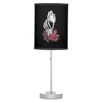Heart The Skeleton's Hand Classic Table Lamp