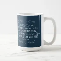 Rustic Christian Bible Verse Graduation Photo Coffee Mug