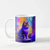 Cute Kitty Cat Sitting in the Window Coffee Mug