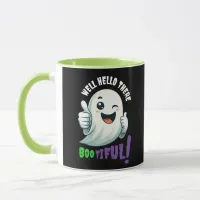 Funny Hey Boo-tiful! Cute Winking Ghost Mug