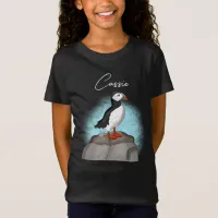 Personalized Cute Hand drawn Puffin T-Shirt