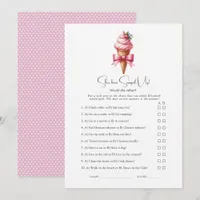 She’s Been Scooped Up Bridal Shower Game Invitation