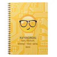 Emoji Totally Techie ID229 Notebook