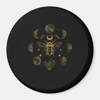 Cottagecore Bee Mystical Magical Goblincore Moon P Magnet