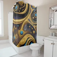 Ancient symbols in vibrant Abstract Design Shower Curtain