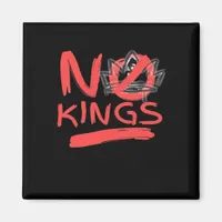 No King Simple Clean Design Magnet