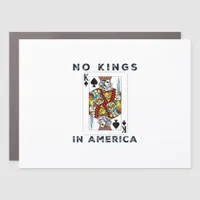 No Kings In America We The People Political Creati Car Magnet