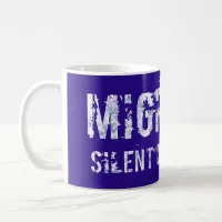 Migraine Silent Disability Awareness in Grunge Coffee Mug