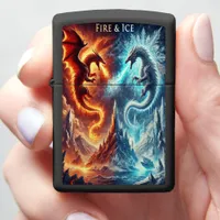 The Legend of Fire and Ice Zippo Lighter