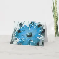 Blue Flower Card