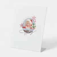 Tis The Season To Be Dolly Vintage Pedestal Sign