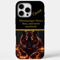 Tiger prowling in shadows iPhone 16 pro max case