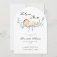 Baby in Bloom Floral Garden Baby Registry Shower Invitation