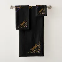 Magical Fairy Tale Fantasy Personalized  Bath Towel Set