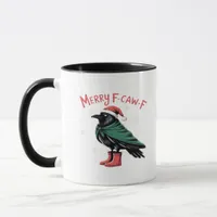 Merry Christmas F Caw F Vintage Classic Style Mug