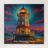 Unique psychedelic & fun personalized jigsaw puzzle