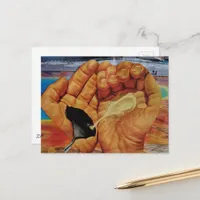 Do not Pollute Our Public Lands surreal collage Postcard