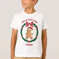 Cute Official Cookie Tester Christmas T-Shirt