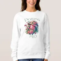 Potting Pro Pink Watering Can Garden Sweatshirt