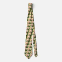 Carrot Vegetables Colorful Rainbow Pattern Garden Tie