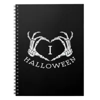 Halloween! Classic - Skeleton Hands Heart Notebook
