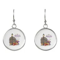 Mardi Gras Earrings