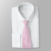 Chic pastel pink camouflage pattern neck tie