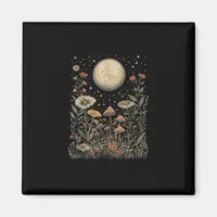Cottagecore Moon Mushroom Moonphase Goblincore Magnet