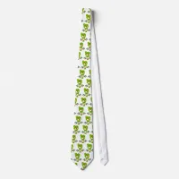 Palm Tree Cute Art Beach Town Fun Lifestyle  Neck Tie