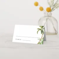 Tropical Name Card Place Cards