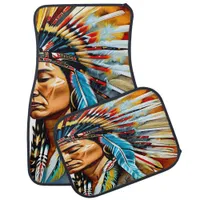 Celebrating Native Heritage Through Art Car Floor Mat