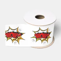 Pop Art Comic Birthday Party Grosgrain Ribbon