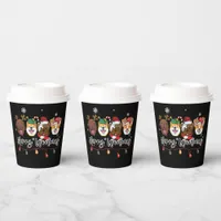 Merry Woofmas Typography Paper cup