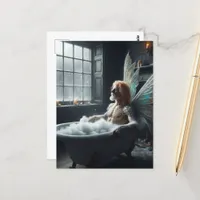 The Bathing Middle Aged Fairy Postcard