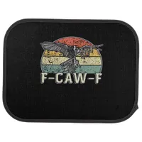 F-Caw-F Cow Funny Bird Vintage Sunset Funny Humor Car Floor Mat