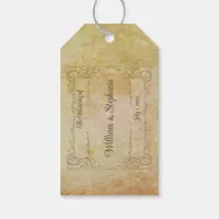 Vintage Victorian Romantic Fairytale Wedding Gift Tags